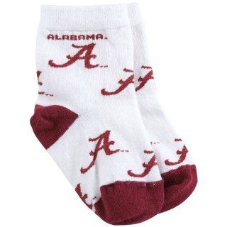 NCAA Alabama Crimson Tide Infant All Over Print Socks  Infant And Toddler Sports Fan Apparel  Sports & Outdoors
