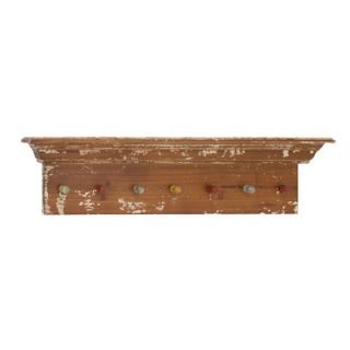 Woodland Imports Classy Wooden Shelf Wall Panel with