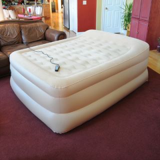 Easy Riser Queen Size 25 Air Bed with Built in Pillow
