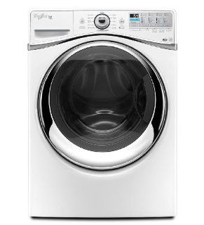 Whirlpool WFW96HEAW Duet 4.3 Cu. Ft. White Stackable With Steam Cycle Front Load Washer   Energy Star Appliances