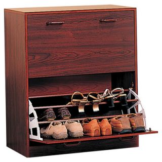 Wildon Home ® Cherry Queen Creek Double Shoe Cabinet