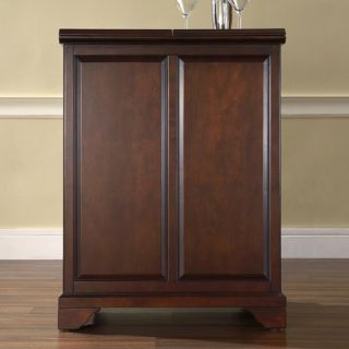 LaFayette Expandable Bar Cabinet in Vintage Mahogany