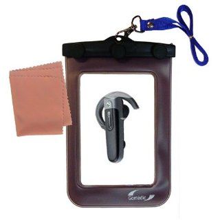 outdoor Gomadic waterproof carrying case suitable for the Sony Ericsson Bluetooth Headset HBH PV705 to use underwater   keeps device clean and dry Cell Phones & Accessories