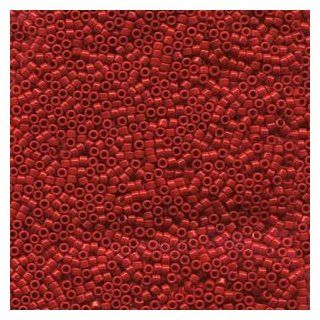 Miyuki Delica Seed Beads 11/0 Opaque Red 7.2 Gram DB723 7.2 Grams