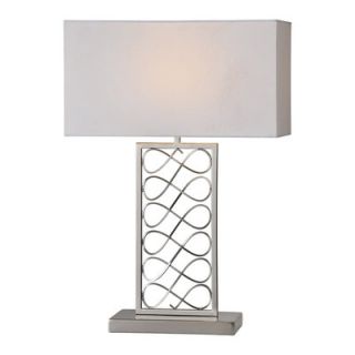 Warehouse of Tiffany Mission Style Lighted Base Table Lamp