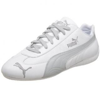 PUMA Men's Speed Cat L Perf Sneaker, White/Gray Violet, 4.5 D Clothing