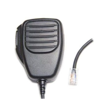 EmBest Modular Plug 8 Pin Remote Lapel Speaker Mic Microphone Ptt Compatible For Icom Radio Ic V8000 Ic 706 Mkiig Ic E880  Two Way Radio Headsets  GPS & Navigation