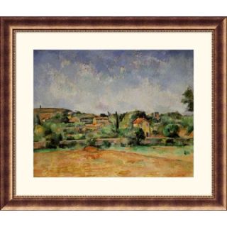 Great American Picture Red Earth Bronze Framed Print   Paul Cezanne