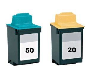 2 Pack 50 20 Remanufactured Ink for Lexmark P707 P3150 Z705 Z715 Electronics