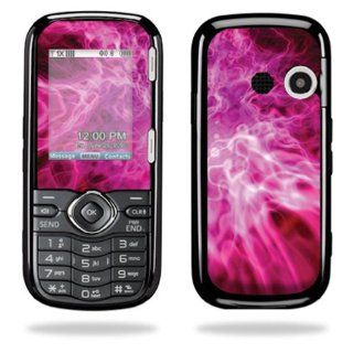 Protective Vinyl Skin Decal Cover for LG Cosmos Cell Phone Sticker Skins   Red Mystic Flames Cell Phones & Accessories
