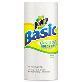 Basic Paper Towels, 11 x 10 2/5, White, 52 Towels/Roll, 30/Carton