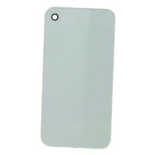 GLASS Back Housing Replacement Back Battery Cover for iPhone 4 4G White Cell Phones & Accessories