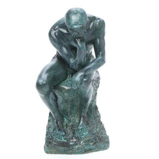 Rodins Thinker Medium Statue