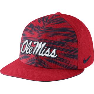 NIKE Mens Mississippi Rebels Players Game Day True Snapback Cap   Size
