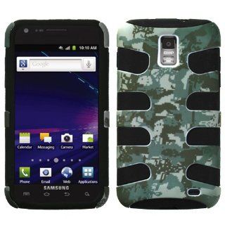 CASE XPRO Hybrid Design Camo Green/Black Snap On Protector Case for Samsung Galaxy S II / S2 Skyrocket   AT&T Model SGH i727 Only Cell Phones & Accessories