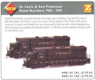 MicroTrains St. Louis & San Francisco Frisco #708 GP 35 Diesel Locomotive (Now Sold Out at Micro Trains) Toys & Games