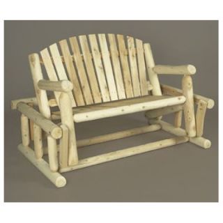 Rustic Natural Cedar Furniture Log Style Wood Garden Bench