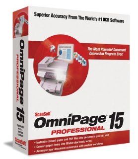 Scansoft Omnipage 15 Professional Software