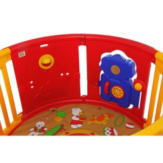 Dream On Me Deluxe Circular Playard with Jungle Gym