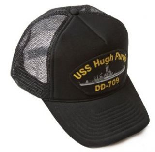 Navy Ships Trucker Hat   USS Hugh Purvis DD 709 Clothing