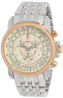 Tommy Bahama Swiss Men's TB3042 Panama Pilot Rose Gold Round Chronograph Pilot Watch Watches