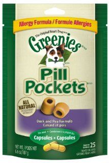 Canine Pill Pockets Capsule 6.6oz Allergy Formula  Pet Snack Treats 