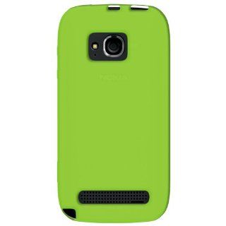 Amzer Silicone Skin Jelly Case Cover for Nokia Lumia 710, T Mobile Nokia Lumia 710   Retail Packaging   Green Cell Phones & Accessories