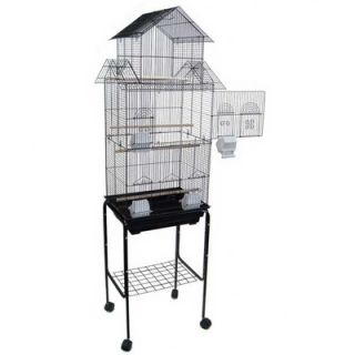 YML Pagoda Top Small Bird Cage with Stand