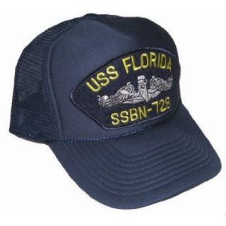 Navy Ships Trucker Hat   USS Florida SSBN 728 Clothing