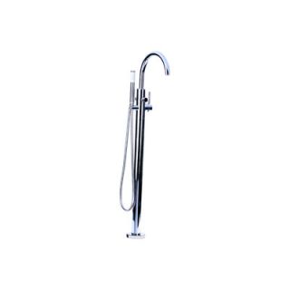 Cifial Techno Floor Mounted Tub Filler with Handshower