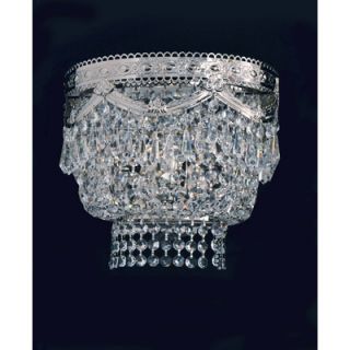 Cristalstrass Murano & Crystal Pegaso 3 Light Crystal Wall Sconce