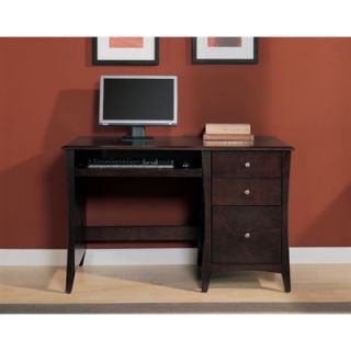 Altra Furniture Single Pedestal Computer Desk with 2 Box Drawers