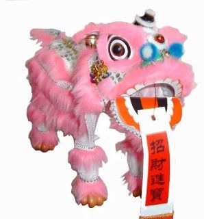 Chinese Dragon Marionette Pink Rod Puppet Toys & Games