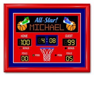 Olive Kids Game On Large Basketball Personalized Print