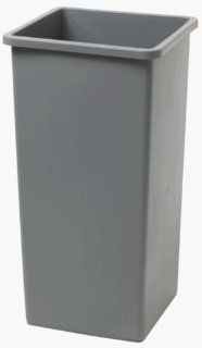 Rubbermaid Commercial   Untouchable Containers Gray Rigid Square Container Liner 35.5 Gal Capac 640 3569 88 Gray   gray rigid square container liner 35.5 gal capac