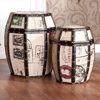 Mullins Vintage Storage Drums (Set of 2)