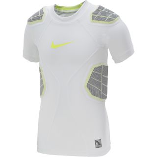 NIKE Boys Hyperstrong 4 Pad Football Top   Size Small, White
