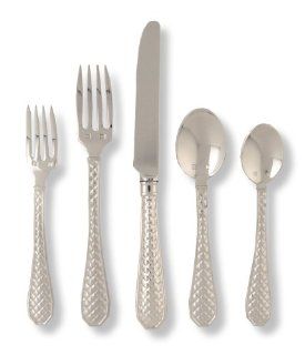 Lunt Coco Stainless Steel Flatware 5 Piece Place Setting, Service for 1 Kitchen & Dining