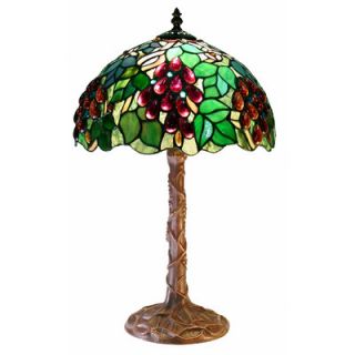 Warehouse of Tiffany Zinc Grape Table Lamp