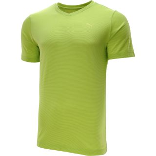 PUMA Mens Essential Crew Short Sleeve T Shirt   Size Medium, Yellow