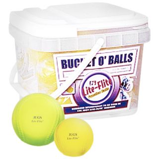 Jugs Lite Flite Softball Bucket O Balls (B5006)
