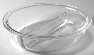 Unknown Holloware Misc Glass Liners Round Divided Vegetable Liner   Glass Liners