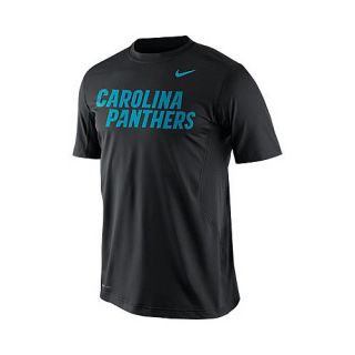 NIKE Mens Carolina Panthers Dri FIT Hypercool Speed Short Sleeve T Shirt  