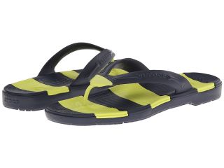 Crocs Beach Line Flip Sandals (Navy)