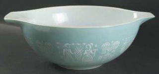 Pyrex Butterprint Turquoise 13 Cinderella Mixing Bowl, Fine China Dinnerware  