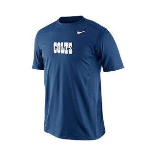NIKE Mens Indianapolis Colts Dri FIT Hypercool Speed Short Sleeve T Shirt  