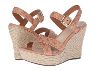 UGG Jackilyn Emboss Womens Wedge Shoes (Tan)