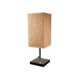 Nantou theme Table lamp Hand woven natural tobacco shade Solid wood