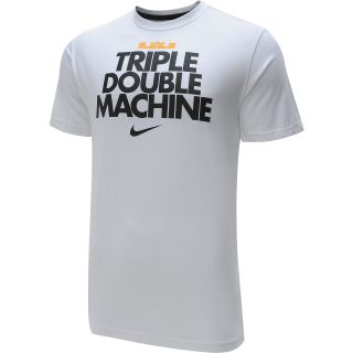 NIKE Mens LeBron Triple Double Machine Short Sleeve Basketball T Shirt   Size