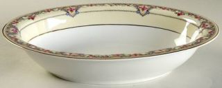 Heinrich   H&C 70366 10 Oval Vegetable Bowl, Fine China Dinnerware   Pink Roses